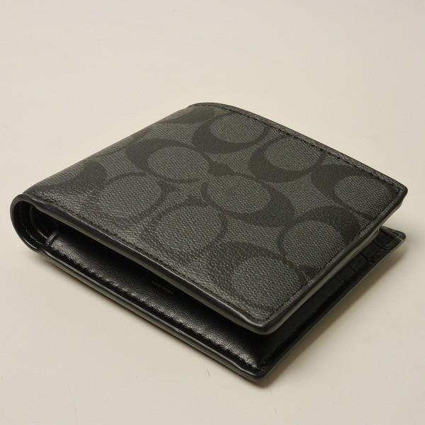 コーチcoach財布coachパスケース付きシグネチャーメンズ二つ折り財布 F74993 74993cqbk E Shopキャリオール 通販 Yahoo ショッピング