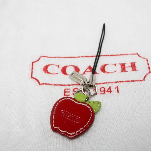 コーチ ストラップ COACH アップル 携帯ストラップ 92171 アクセサリー ストラップ キーリング キーホルダ 92171e