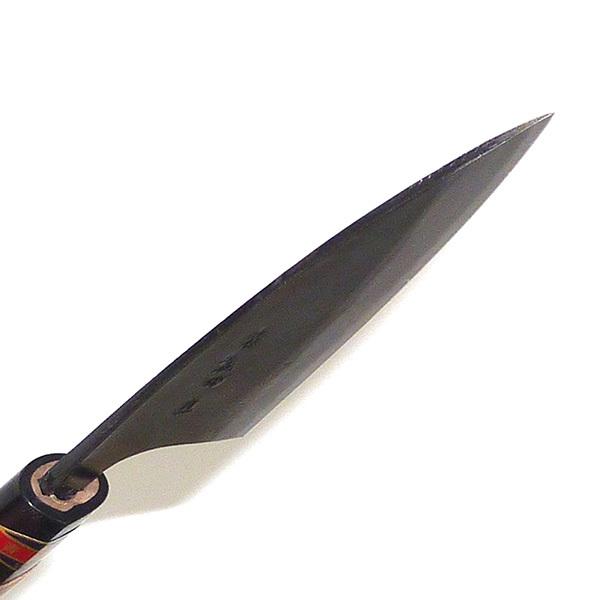 22秋冬新作 送料無料 土佐刃物 忠義 黒打舟行包丁 両刃 青1号鋼 1mm クルミ柄付き 高知県産 Discoversvg Com