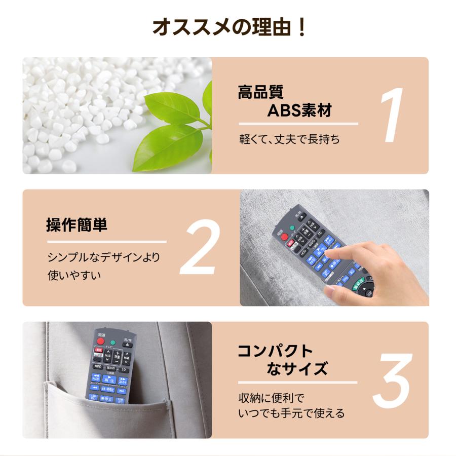 互換品 N2QAYB000472 for Panasonic パナソニック ブルーレイレコーダーリモコン DMR-BW880 DMR-BW780 DMR-BR580 DMR-BWT2000 DMR-BW680 DMR-BWT1000対応 |  | 03