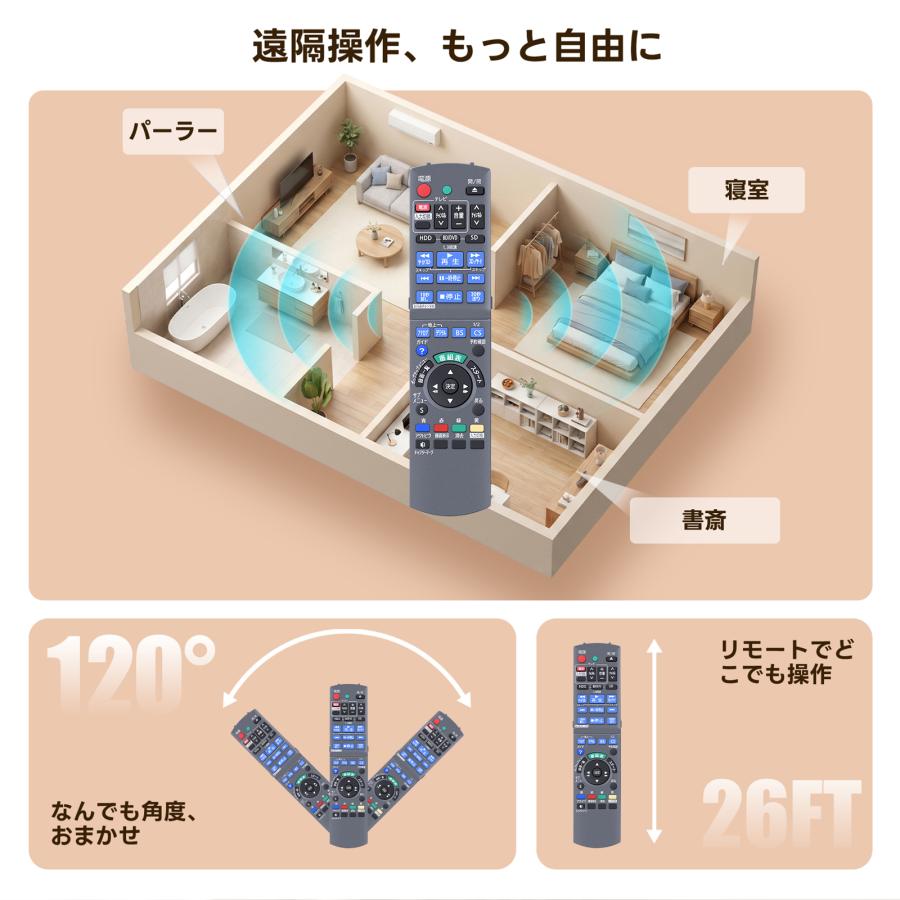 互換品 N2QAYB000472 for Panasonic パナソニック ブルーレイレコーダーリモコン DMR-BW880 DMR-BW780 DMR-BR580 DMR-BWT2000 DMR-BW680 DMR-BWT1000対応 |  | 05
