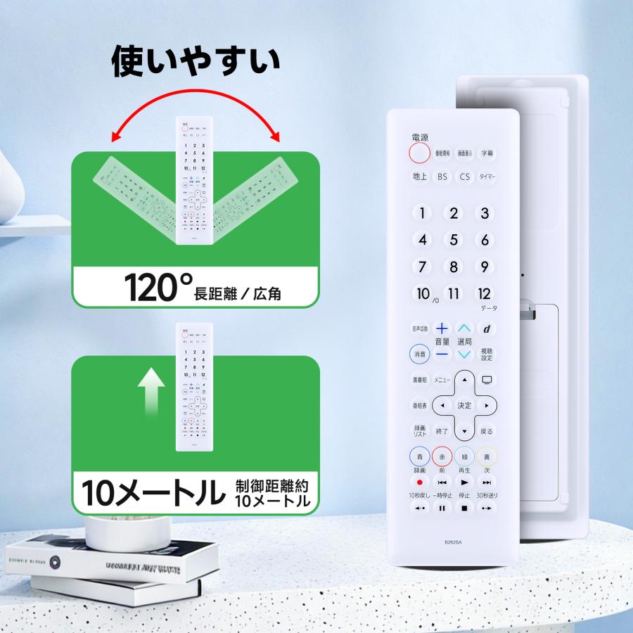 互換品 GB262SA for シャープ SHARP テレビリモコン アクオス AQUOSリモコン 2T-C12AF-B 2T-C12AF-W対応【品番：0106380549】 |  | 03