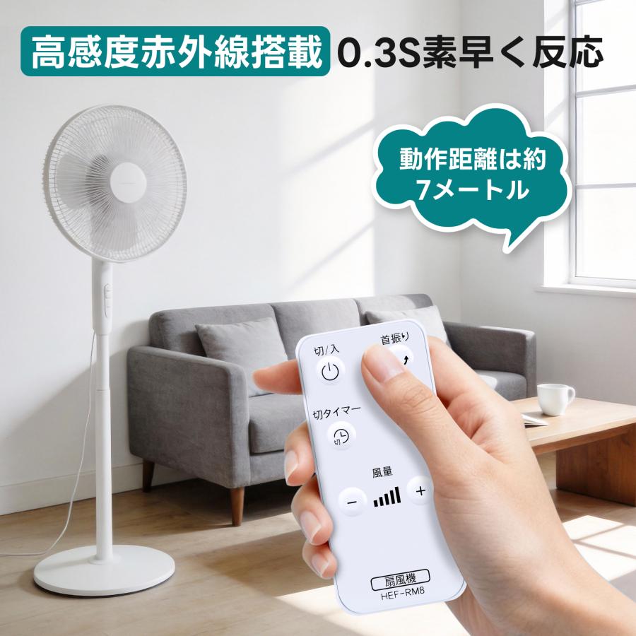 互換品 HEF-RM8 HEF-DL300C-002 for HITACHI 日立 扇風機リモコン HEF-DL30 0AZ HEF-DL300C HEF-DL300D対応 |  | 04