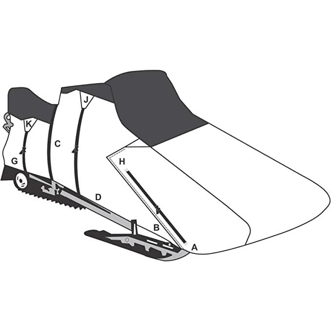 GEARSヘビーデューティトレーラー可能スノーモービルカバー-全天候型スノーモービルカバー&収納-スノーモービルアクセサリー-防水北極収納-ブラックスレッド GEARSヘビーデューティトレーラー可能スノーモービルカバー 全天候型スノーモービルカバー&収納 スノーモービルアクセサリー 防水北極収納 耐久性