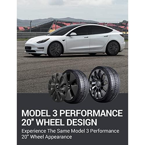 完動品 BASENOR 2017-2023テスラモデル3ホイールカバー18インチハブキャップホイールハブキャップOEMリムプロテクターカバー交換用マットブラックハブキャップ外装 【QGW1581526590】(55565円)