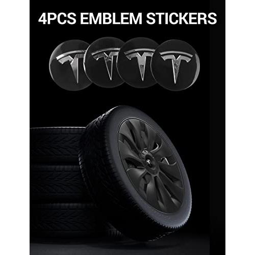 完動品 BASENOR 2017-2023テスラモデル3ホイールカバー18インチハブキャップホイールハブキャップOEMリムプロテクターカバー交換用マットブラックハブキャップ外装 【QGW1581526590】(55565円)