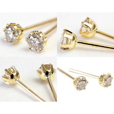 ダイヤモンド ピアス 一粒 18金 K18 ゴールド ブラウンダイヤ ダイヤモンド ピアス 一粒 18金 K18 ゴールド ブラウンダイヤ