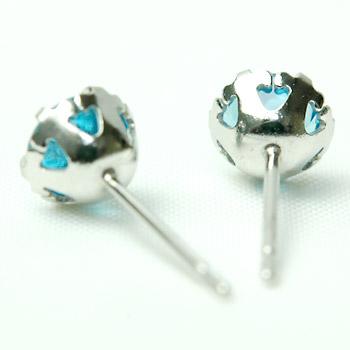 ピアス レディース トパーズ プラチナ pt900 18金 18k K18 14k
