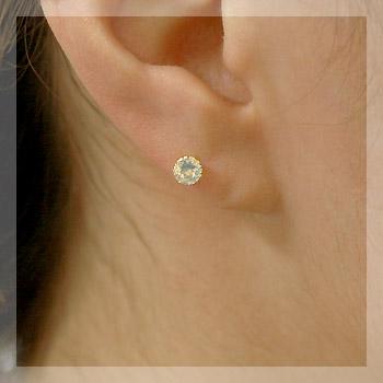 ピアス レディース プラチナ900 Pt900 18金 18k K18 K14WG ロイヤル