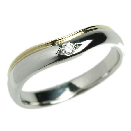 ダイヤモンド リング 楽天市場 指輪 プラチナ950 K18 ピンキーサイズ × 特価ブランド