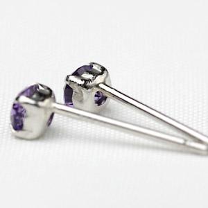 プラチナ900 pt900 アメジスト　ピアス 楽天市場】【限定1点限り】ピアス アメジスト プラチナ Pt900