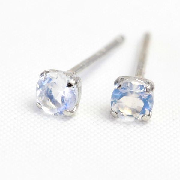 ピアス レディース ロイヤルブルームーン プラチナ pt900 3.0mmの画像