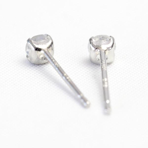 ピアス レディース ロイヤルブルームーン プラチナ pt900 3.0mmの画像