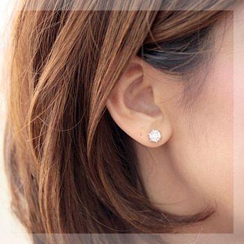 ピアス ダイヤモンド ダイヤ 一粒 レディース プラチナ pt900 ピアス ダイヤモンド ダイヤ 一粒 レディース プラチナ pt900