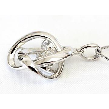 ダイヤモンド ネックレス レディース ダイヤネックレス H＆C プラチナ pt900 0.3ct カラット ダンシングストーンの画像