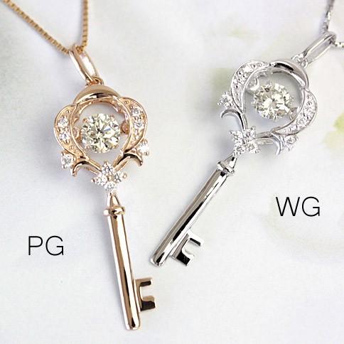 ダイヤモンド ネックレス レディース ダイヤネックレス 18金 18k K18