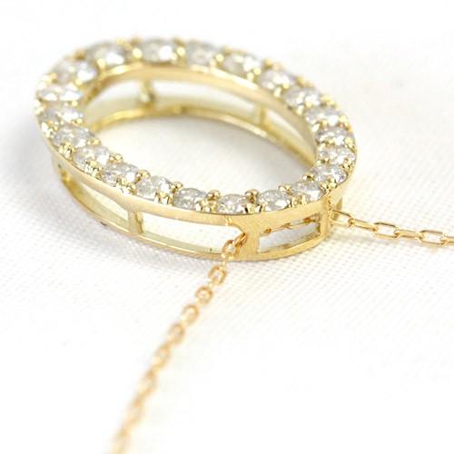 ダイヤモンド ネックレス レディース ダイヤネックレス 18金 18k K18 