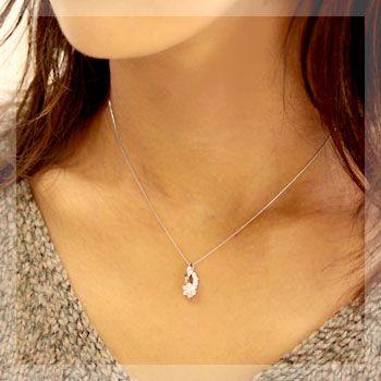 ダイヤモンド ダイヤ ネックレス レディース プラチナ pt900 0.3ct カラット フラワーの画像