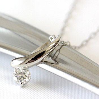ダイヤモンド ダイヤ ネックレス レディース プラチナ pt900 0.1ct カラット 【1点限り】