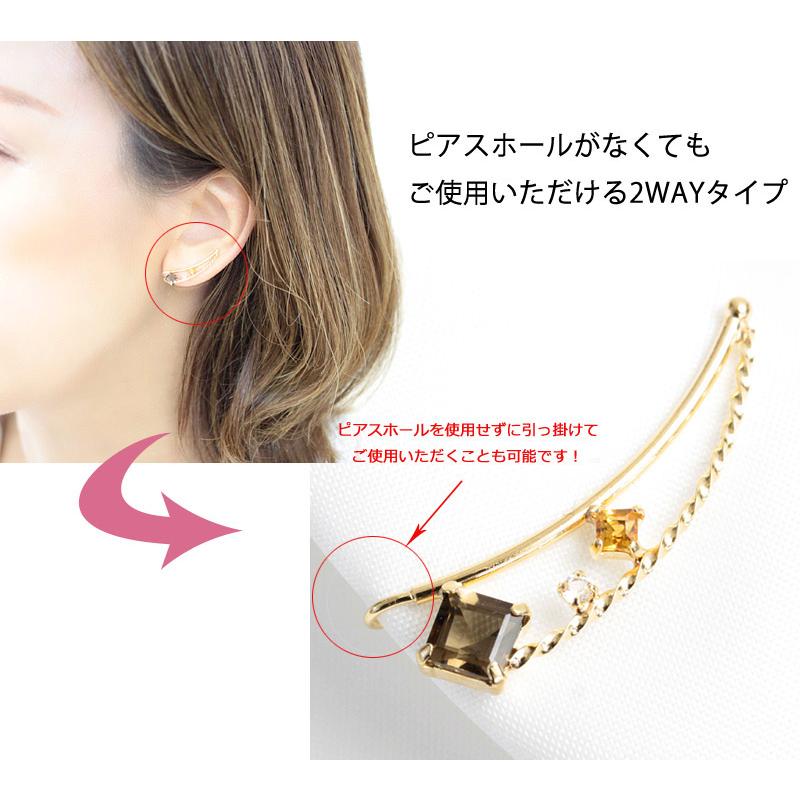 フック ピアス K18 18K 18金 ゴールド フックピアス イヤーカフ 0.5 