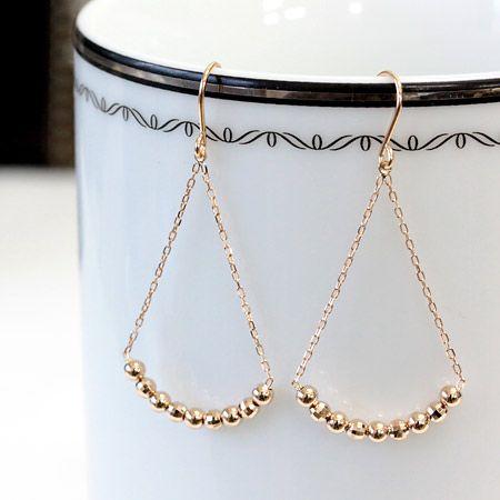 K18ピアス 揺れるミラーボール 楽天市場】K18 揺れる ミラーボール ゴールド ピアス 2P 両耳用