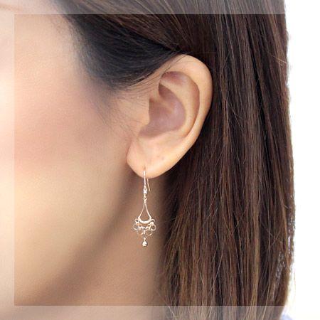 ピアス レディース 揺れる アメリカンフックピアス 18金 18k K18 14k ゴールド オリエンタル |  | 01