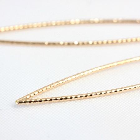 ピアス レディース 揺れる 18金 18k K18 K14 ゴールド アメリカンフック オーバルライン |  | 04