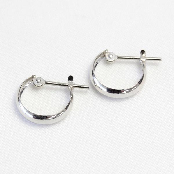 フープピアス レディース 輪っか 小さめ 3×10 プラチナ Pt900 ピアス