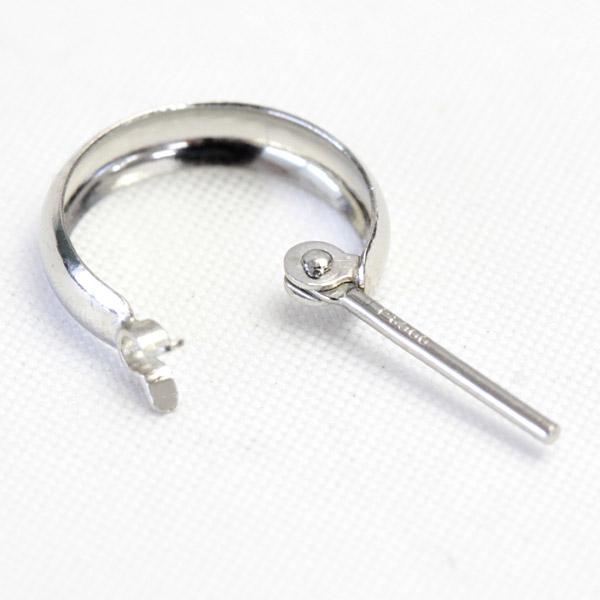 フープピアス レディース 輪っか 小さめ 3×10 プラチナ Pt900 ピアス