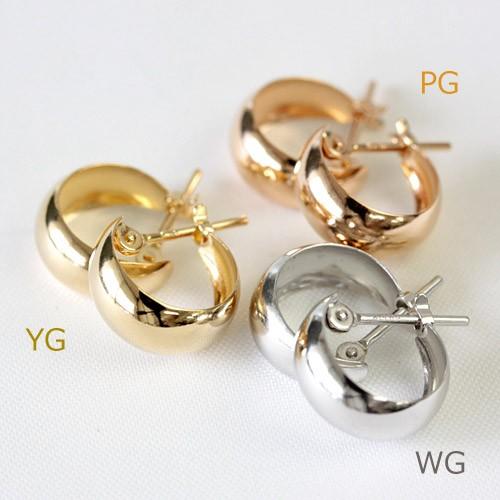 ピアス フープピアス 18k ゴールド k18 18金 5×10 地金ピアス ピアス フープピアス 18k ゴールド k18 18金 5×10 地金ピアス