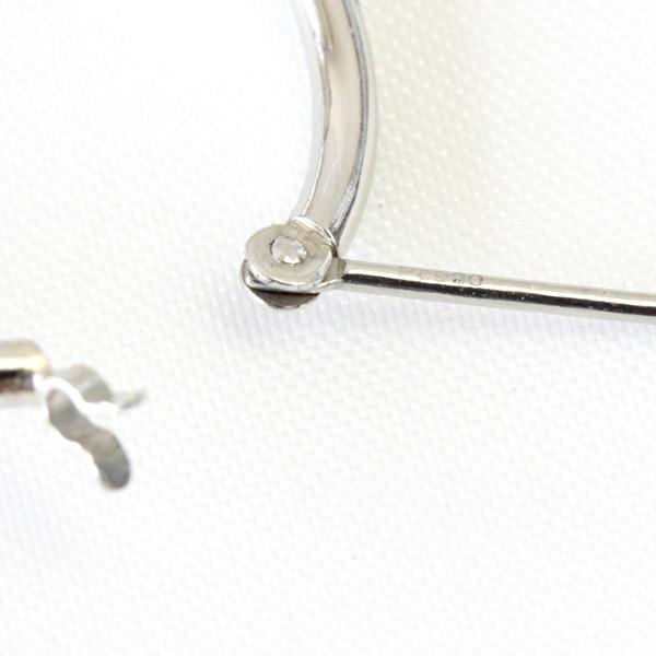ピアス フープピアス プラチナ フープ Pt900 ラウンド ひねり