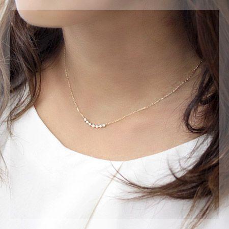 ネックレス レディース ダイヤモンド 18金 18k K18 ゴールド 0.25ct
