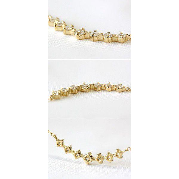 ネックレス レディース ダイヤモンド 18金 18k K18 ゴールド 0.25ct