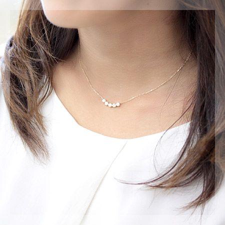 ダイヤモンド ネックレス レディース ダイヤネックレス 18金 18k