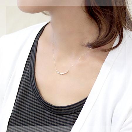 ダイヤモンド ネックレス レディース ダイヤネックレス 18金 18k