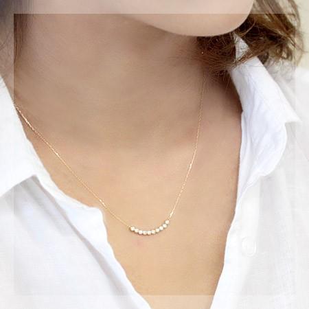 ダイヤモンド ネックレス 一粒 レディース ダイヤネックレス 18金 18k K18 H＆C 0.2ct ラインネックレスの画像