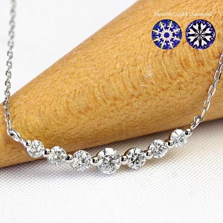 ダイヤモンド ネックレス レディース ダイヤネックレス プラチナ pt900 