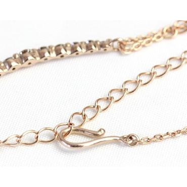ブレスレット レディース 18金 18k K18 ゴールド ダイヤモンド ダイヤ ラインブレスレット ダイヤブレス 0.3ct カラット 13.5cm〜16cmの画像