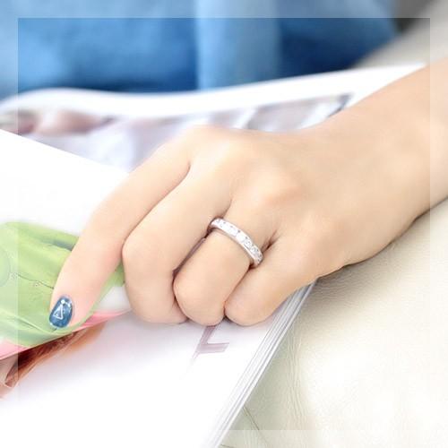 エタニティリング ダイヤモンド レール 1.5ct レディース 指輪 リング  