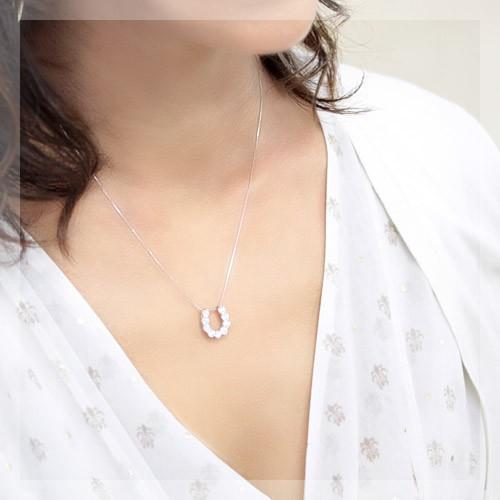 ダイヤモンド ネックレス レディース ダイヤネックレス H＆C