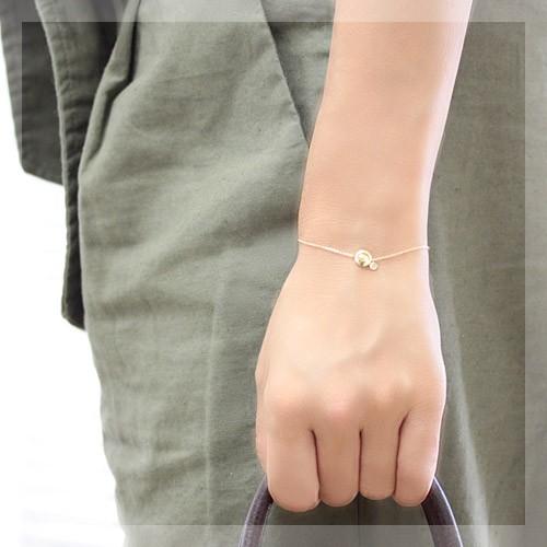 『専用です』天然ダイヤモンド スライドアジャスターブレスレット 計0.07ct 専用です』天然ダイヤモンド スライドアジャスターブレスレット