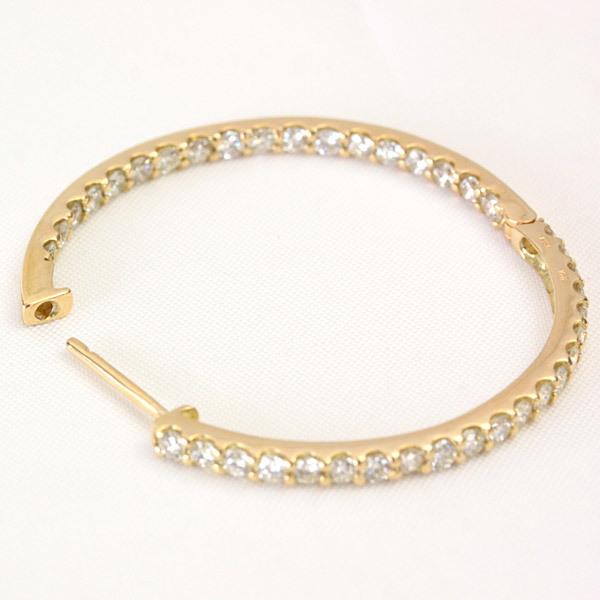 フープピアス 18k 大きめ フ ピアス ダイヤモンド レディース 18 フープピアス 18k 大きめ フ ピアス ダイヤモンド レディース 18
