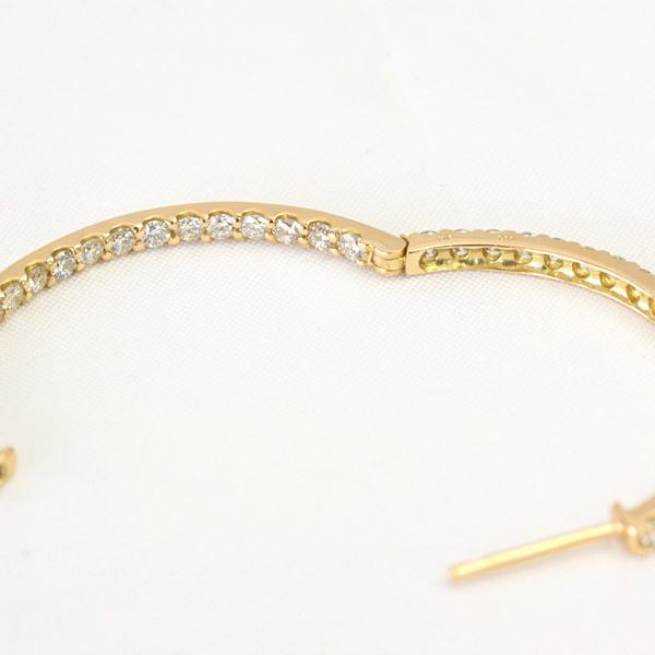 フープピアス 18k 大きめ フ ピアス ダイヤモンド レディース 18 フープピアス 18k 大きめ フ ピアス ダイヤモンド レディース 18