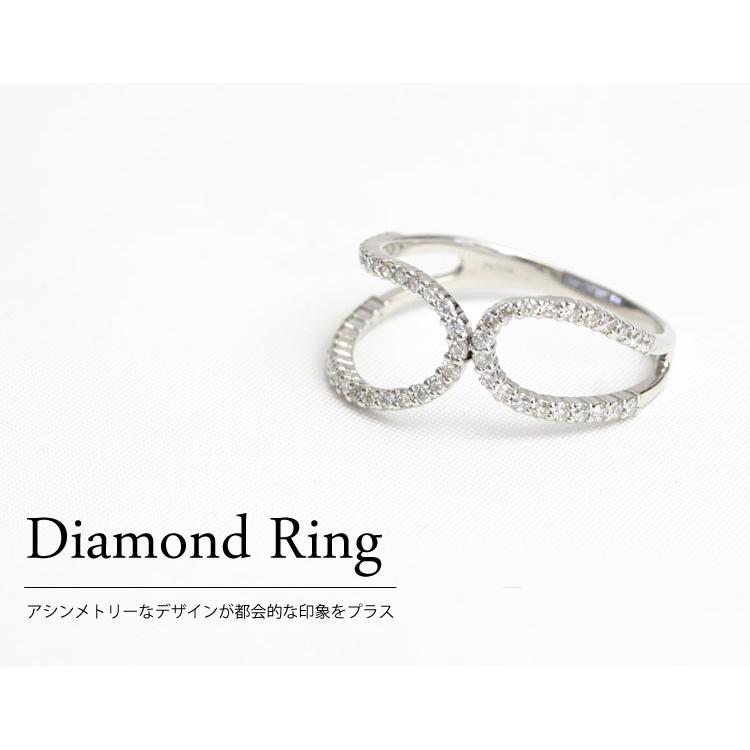 ダイヤモンド リング レディース 指輪 ダイヤ 18金 18k K18 ゴールド 0.3ct SIクラス 文字入れ不可の画像