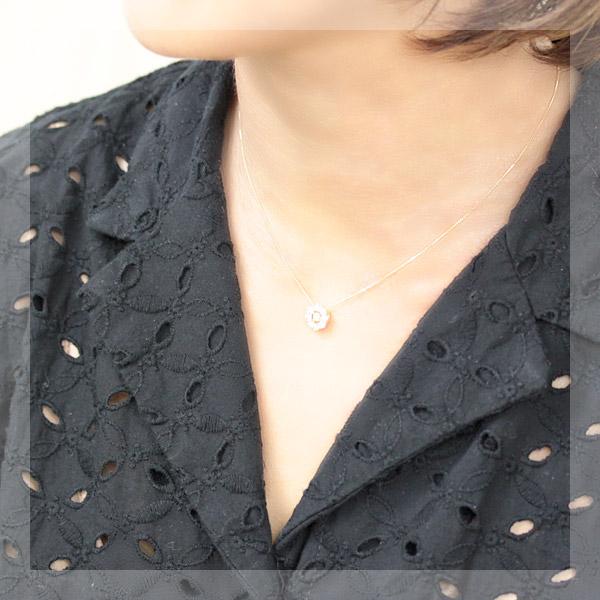 ネックレス レディース ダイヤモンド ダイヤネックレス K18 18金 18k 0.5ct 45cm 喜平チェーン アジャスタフリーの画像