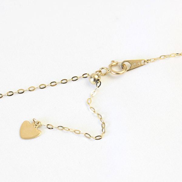 ネックレス ロングネックレス 星 スター レディース 18金 18k K18 70cm アジャスタフリーチェーンの画像