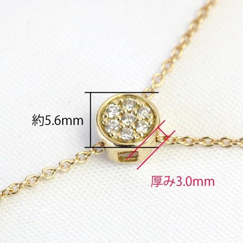 ダイヤモンド ネックレス ロングネックレス レディース ダイヤネックレス 18金 18k K18 ロングネックレス 70cm Y字ライン｜ecce｜08