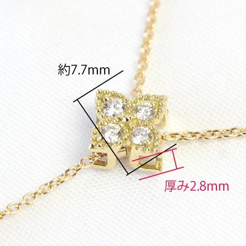 ダイヤモンド ネックレス ロングネックレス レディース ダイヤネックレス 18金 18k K18 ロングネックレス 70cm Y字ライン｜ecce｜09