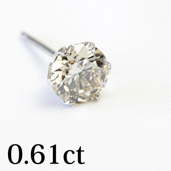 ピアス ダイヤモンド 一粒 レディース プラチナ900 Pt900 ダイヤ