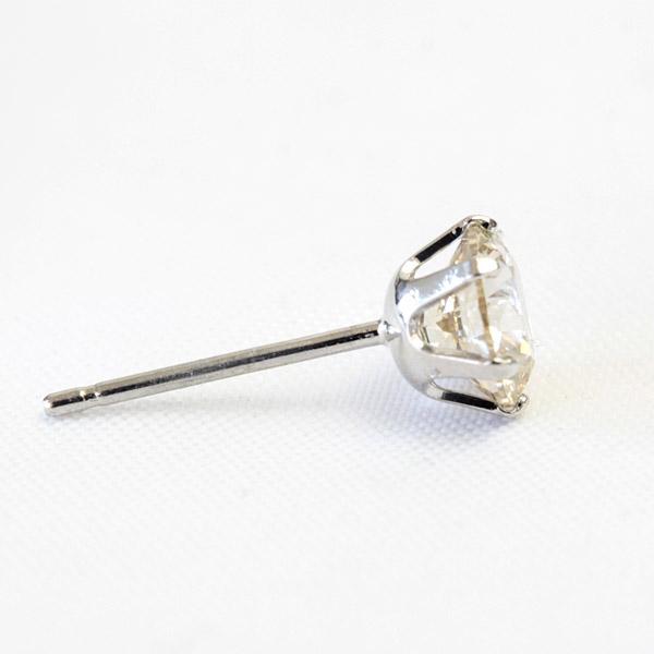 ピアス ダイヤモンド 一粒 レディース プラチナ900 Pt900 ダイヤピアス 